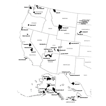 National Parks Coloring Book for Nature Lovers and Artists