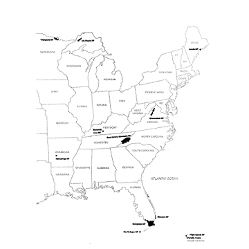 National Parks Coloring Book for Nature Lovers and Artists