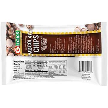Glicks Real Dairy Free Semi-Sweet Chocolate Chips 9oz (3 Pack) | Vegan, Nut Free, Gluten Free, Lacto...