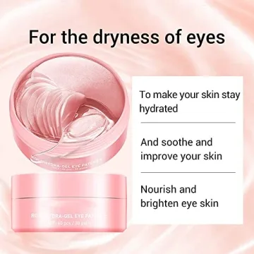 Hydrating AKARY Rose Eye Patches for Youthful Skin