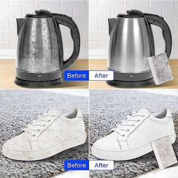 POWOBEST 20 Pack Magic Erasers Sponge, Melamine Sponge Premium 2X Density, Non-Scratch Scrub Sponge Foam Cleaning Pads in Bulk, Household Cleaning Kitchen Dish Sponges Bathroom Wall Cleaner