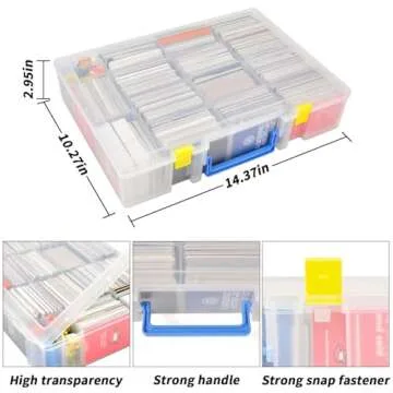 Xuerdon 2300+ Trading Card Storage Box - Safe Organizer