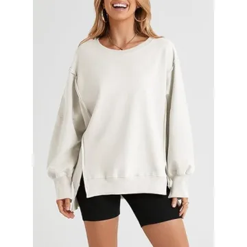 SHEWIN Women's Lightweight Casual Sweatshirt for Stylish Comfort