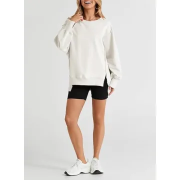 SHEWIN Women's Lightweight Casual Sweatshirt for Stylish Comfort