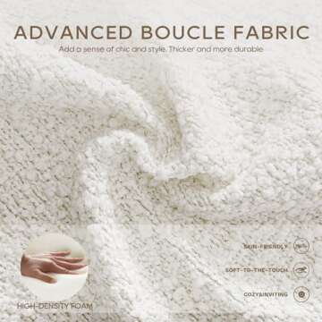 Swivel Accent Chair Barrel Chair, Modern Swivel Chair Sherpa Teddy Upholstered Armchair with Lumbar Pillow, 360° Swivel Round Chair Boucle Arm Chairs for Living Room/Bedroom/Nursery-White