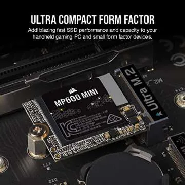 Corsair MP600 Mini 1TB M.2 NVMe PCIe x4 SSD for Gamers