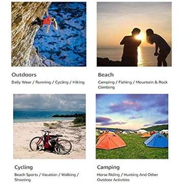 GMTTFOUR UPF 50+ UV Sun Protection Women's Clothing Zip Up Hoodie Long Sleeve Fishing Running Hiking Jacket Outdoor Performance Shirt(Light Blue,XL)