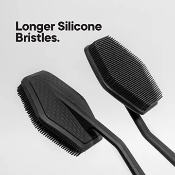 Tooletries Silicone Back Scrubber - Durable Exfoliating Brush