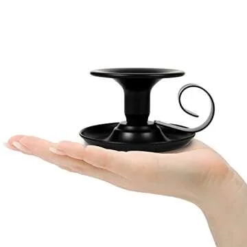 Homean Candle Holders – 2pcs Retro Iron Taper Candlestick Holder Centerpieces for Wedding, Party, ...