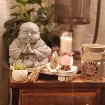 Farmhouse Wood Tray Rustic Wooden Pedestal 12 * 5.5 * 2 inches Decorative Wood Riser for Farmhouse Kitchen Counter Bathroom Room Decor (White)