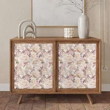 BEETAL Vintage Peel and Stick Wallpaper for Easy Home Decor