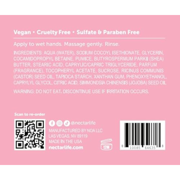 Nectar Life Exfoliating Hand Wash - Fruit Smoothie Scent