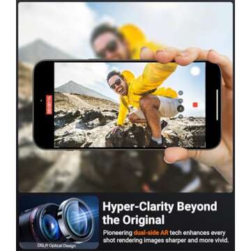 Bstozalle Military Grade 9H+ Glass Lens Protector for iPhone 16 Pro Max