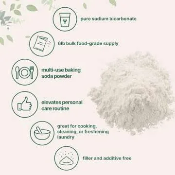 Micro Ingredients Baking Soda Powder 6lbs for Cooking and Cleaning