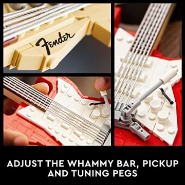 LEGO Fender Stratocaster Guitar Building Set for All