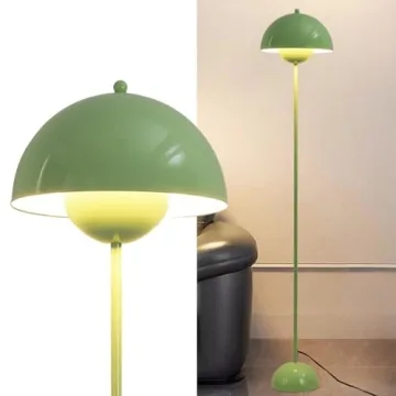 COSYLUX Modern Floor Lamp for Living Room, Industrial Tall Standing Lamp for Bedroom, Metal Shade Re...