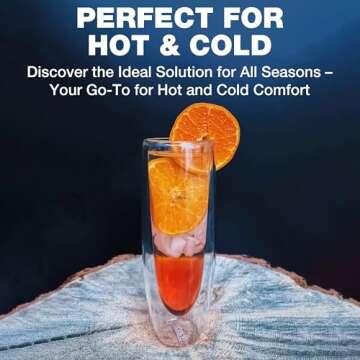 Eparé Stemless Champagne Flutes Glass - Set of 2 Double Wall Mimosa & Champagne Glasses - Lightweight Stemless Prosseco Glasses - 2024 Bridesmaid Champagne Flute for Bridal Shower