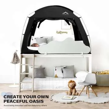 UNIHIMAL Light-Reducing Bed Tent for Cozy Twin Canopy
