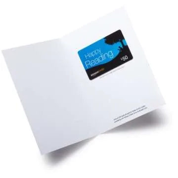 Amazon $50 Gift Card in a Greeting Card Kindle Design