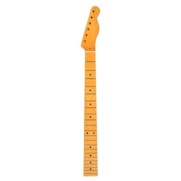 WomeYork Matte Yellow Electric Guitar Neck for DIY Builds