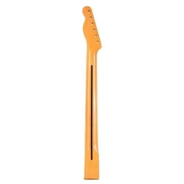 WomeYork Matte Yellow Electric Guitar Neck for DIY Builds