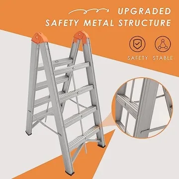 Compact APARECIUM Aluminum Ladder for Home Use