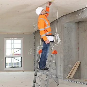 Compact APARECIUM Aluminum Ladder for Home Use