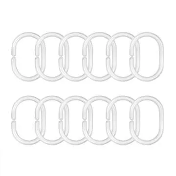 NYMB Abstract Shower Curtain, Jungle Plant Tropical Palm Leaves on The Black White Geometric Bath Curtain, Polyester Fabric Waterproof Shower Curtains, 69X70in, Shower Curtain Hooks Included, Green