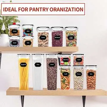 Skroam 14 Pack Airtight Food Storage Containers for Kitchen Organization