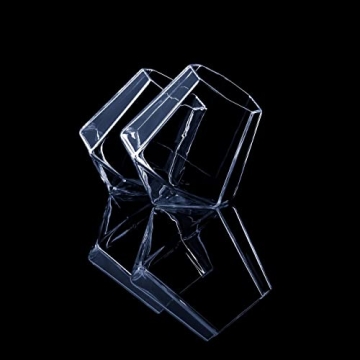 Stylish Diamond Shaped Whiskey Glasses Set of 2