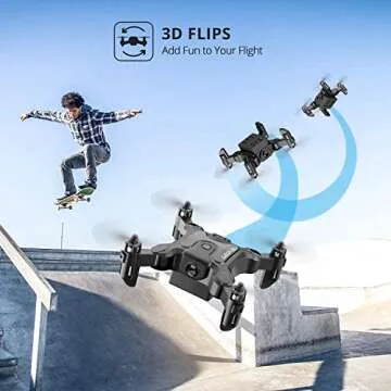 Foldable Mini Drone for Kids - Fun & Easy Flying