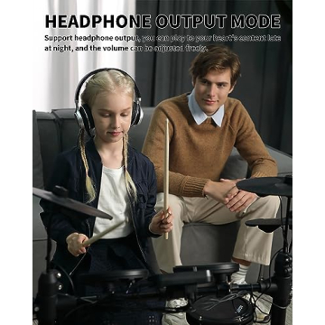 AODSK Electric Drum Set for Beginners with 150 Sounds