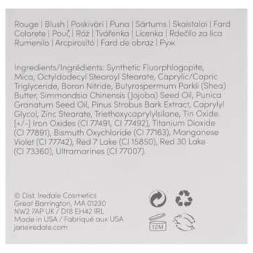 jane iredale PurePressed Blush, Dubonnet,0.1 Ounce (Pack of 1)