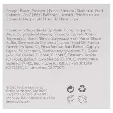 jane iredale PurePressed Blush, Dubonnet,0.1 Ounce (Pack of 1)