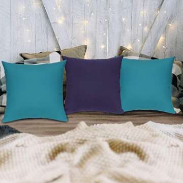 Coddsmz 6 Pack Cotton Pillow Covers - Unique Decor