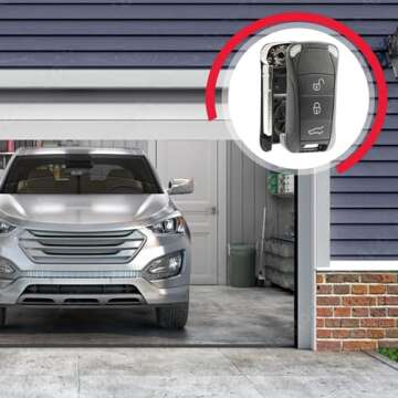 Key Fob Shell Replacement for Porsche Cayenne 2003-2011