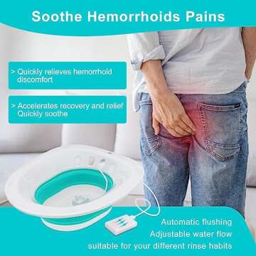 Electric Sitz Bath for Hemorrhoids and Postpartum Care - Comfort Guaranteed