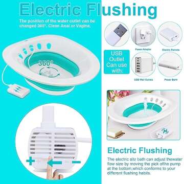 Electric Sitz Bath Ideal for Postpartum Care and Comfort