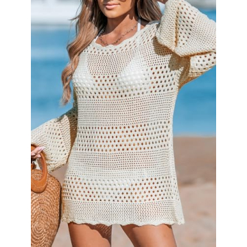 CUPSHE Crochet Cover-Up for Stylish Beach Days