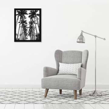 Americanflat 22x28 Poster Frame - Elegant Black Display Frame