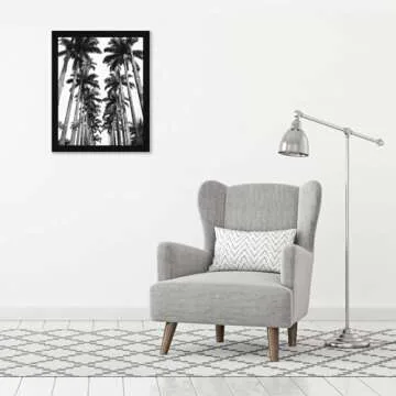 Americanflat 22x28 Poster Frame - Elegant Black Display Frame