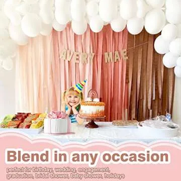 Crepe Paper Streamers: 10 Rolls 820ft for Parties