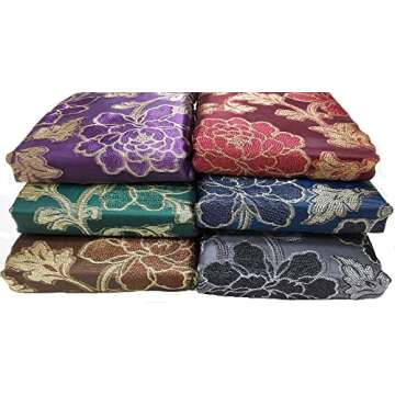 GOHD - Royal ROSARIUM. Clipped Voile. Farmhouse Jacquard Window Curtain with Attached Fancy Valance and Taffeta Backing. 2pcs Set.Each pc 58 inch Wide x 84 inch Drop + 18 inch Valance. (Wine)