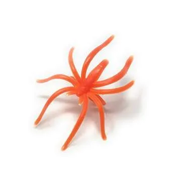 288 Bulk Halloween Spider Ring Assortment - Orange, Purple, Black, and Glow-in-the-Dark Creepy Crawl...