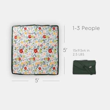 Little Unicorn Outdoor Family Picnic & Beach Blanket - Primrose Patch