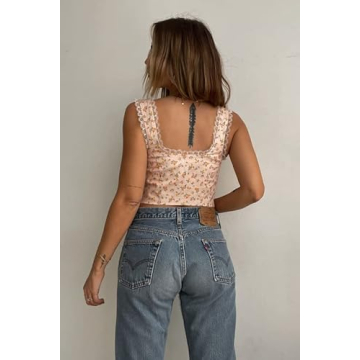 Stylish Women Lace Crop Top Slim Fit Streetwear