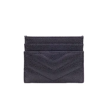 Slim Vegan Leather Card Holder Wallet for Women