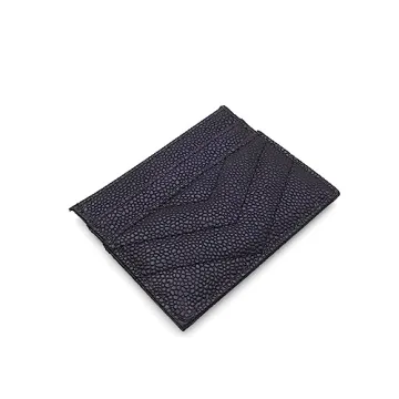 Slim Vegan Leather Card Holder Wallet for Women