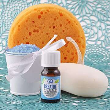 Healing Solutions Breathe Blend Essential Oil - 100% Pure Therapeutic Grade, 10ml