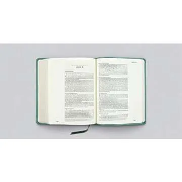 ESV Single Column Journaling Bible (TruTone, Teal, Resplendent Cross Design)